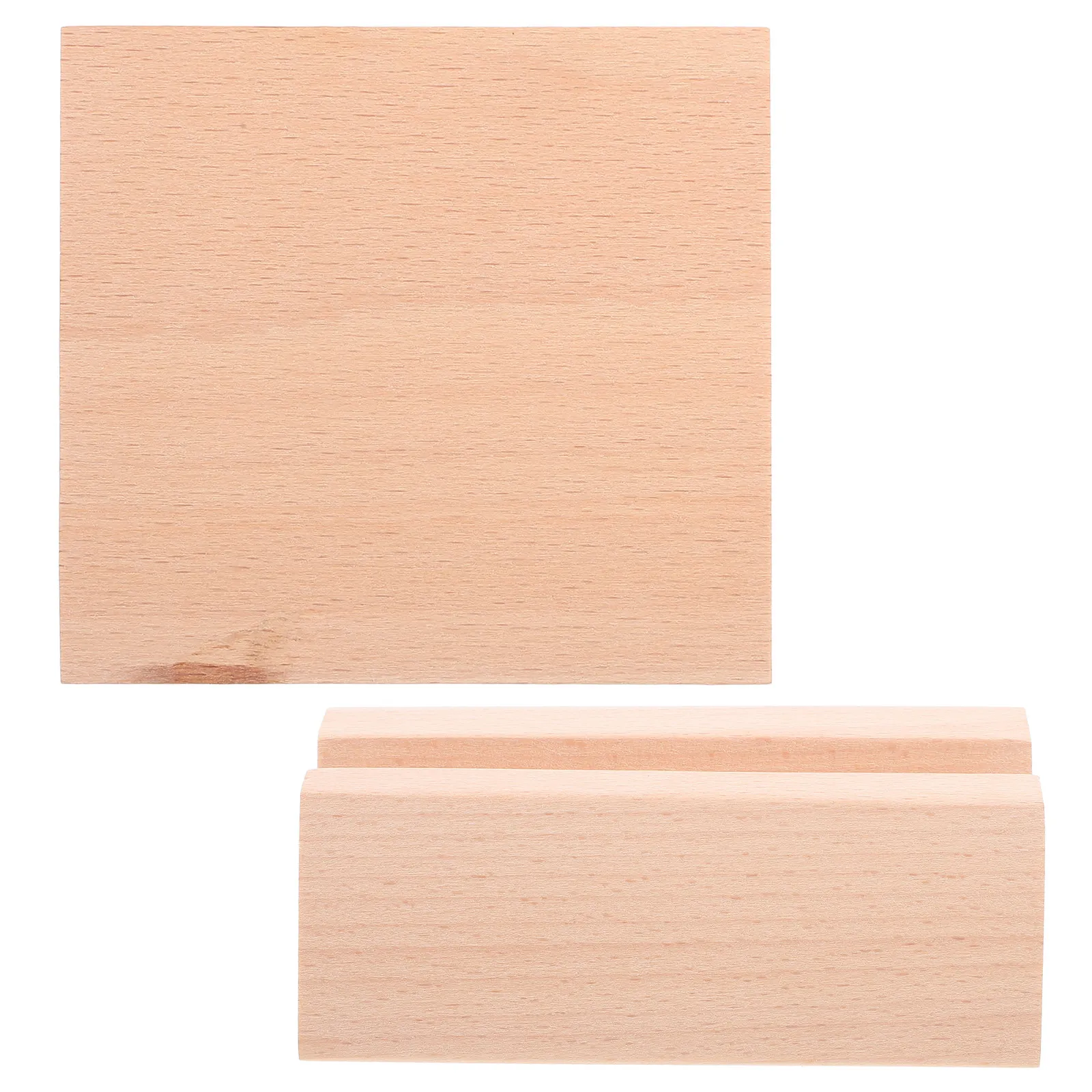 

Sturdy Wooden Cards Holder Base Crafted from Natural Beech Wood for Cards Display Calendar Support Postcard Stand Gift Display