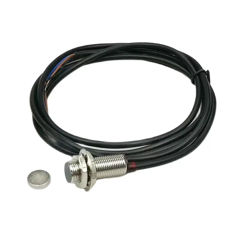 Motorbike Instrument Speedometer Speed Meter 2 Pin Sensor Cable DC 12V Motorcycle Meter Sensor Line with Magnet Scooter