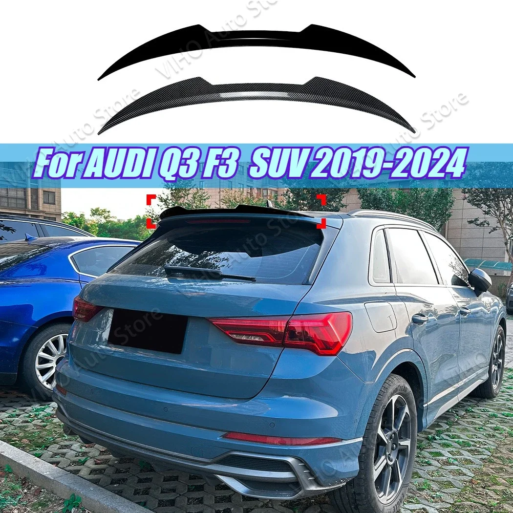 

Для AUDI Q3 F3 SUV (не Sportback) 2019-2025 V Style Автомобильный задний спойлер Тюнинг Задняя отделка багажника Обшивка хвостового крыла Комплекты кузова