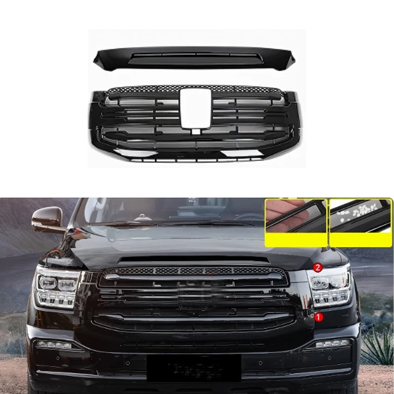 For Tank 500 Insect-proof Net And Hood Trim Upgrade The Black Warrior Set For Tank 500 Accessories