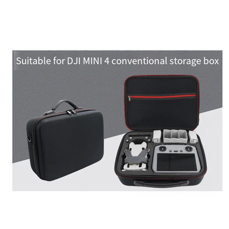 Portable Storage Bag  For DJI Mini 4 Pro Carrying Case Handbag Backpack Shoulder Bag