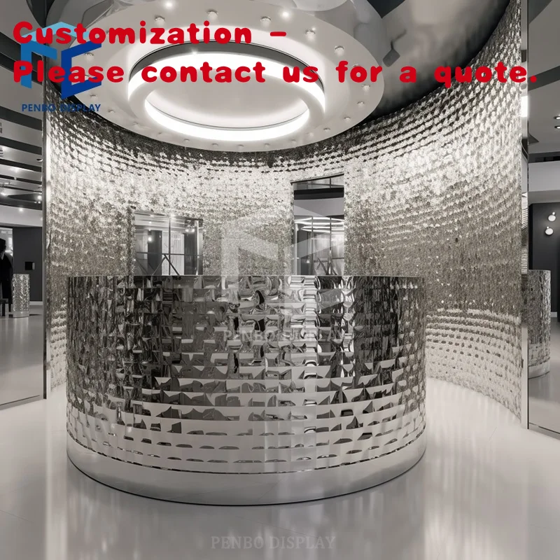 

на заказ. Коммерческая необычная роскошная современная мебель для винного бара из нержавеющей стали, светильник для ночного клуба, бар, прием, магазин, стойка, дизайн