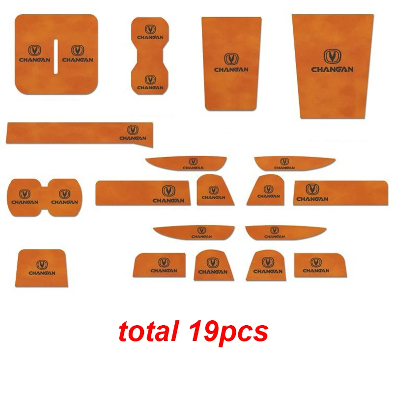 18Pcs for Changan Eado Plus G4 2027 Center Console Pad Non-slip Water Cup Pad Eadoplus 4th Lamore
