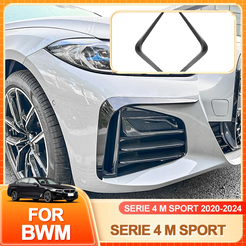 

Glasses Holder Hot Car Front Bumper Splitter Side Spoiler Air Vent Wind Knife Body Kits For BMW 4 Series G26 M Sport 2020-202