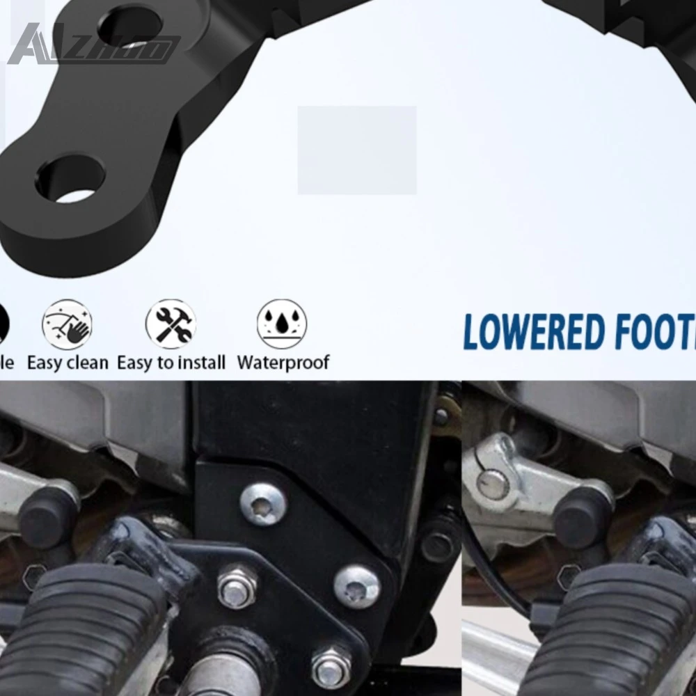 

FOR SUZUKI DR650 DR650S DR650SE 1996-2023 Foot Peg Lowering Clamp Support Brackets Kit Motorcycle Accessories DR 650 650S 650SE