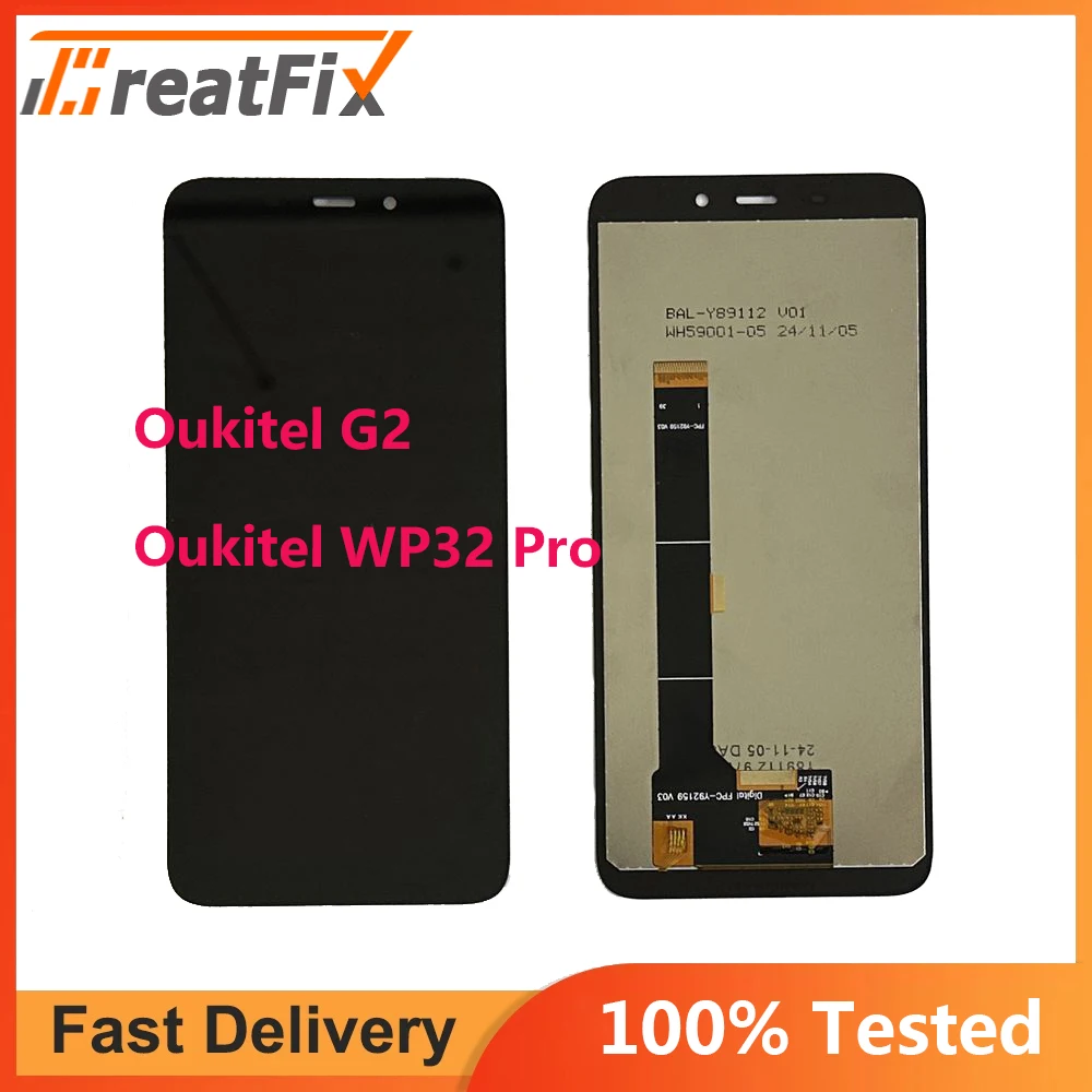Новый оригинальный сенсорный экран для Oukitel G2 WP32 Pro, ЖК-дисплей, дигитайзер, запасные части, инструмент для разборки подарка