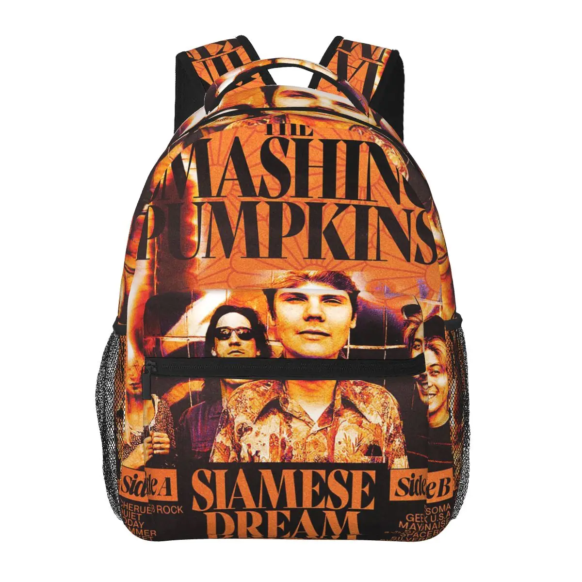 Smashing Pumpkins Band Gish Heart Backpacks Boys Girls Bookbag Children School Bags Laptop Rucksack Shoulder Bag Large Capacity