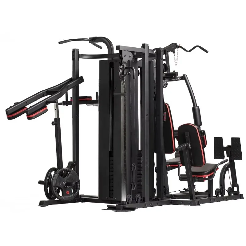 

Multifunctional Multi Station Gym Home Trainer - All-in-One Fitness Equipment for Full-Body Workouts, Durable