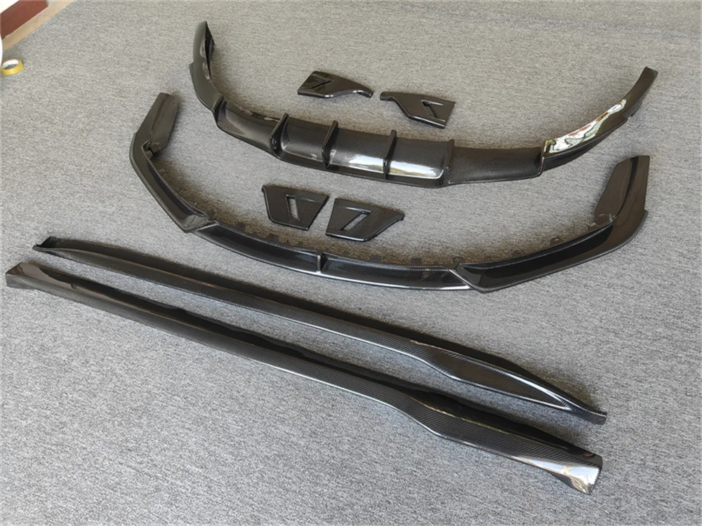 Carbon Fiber X-Style Front Lip Rear Diffuser Side Skirt Body Kit for Cars Enhanced Styling Accessories for Porsche 911 992