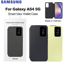 Original For Samsung Galaxy A54 5G Smart View Wallet Case EF-ZA546