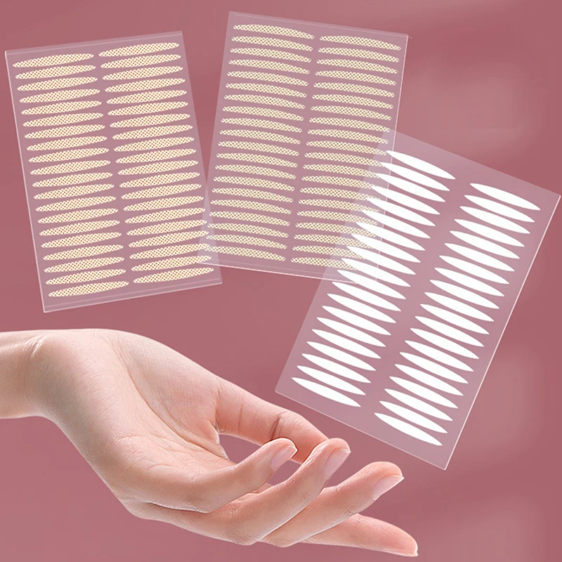 NEW 20Pair Invisible Double Eyelid Tape Transparent Self Adhesive Natural Big Eyes Lift Non-marking Mesh Eye Stickers