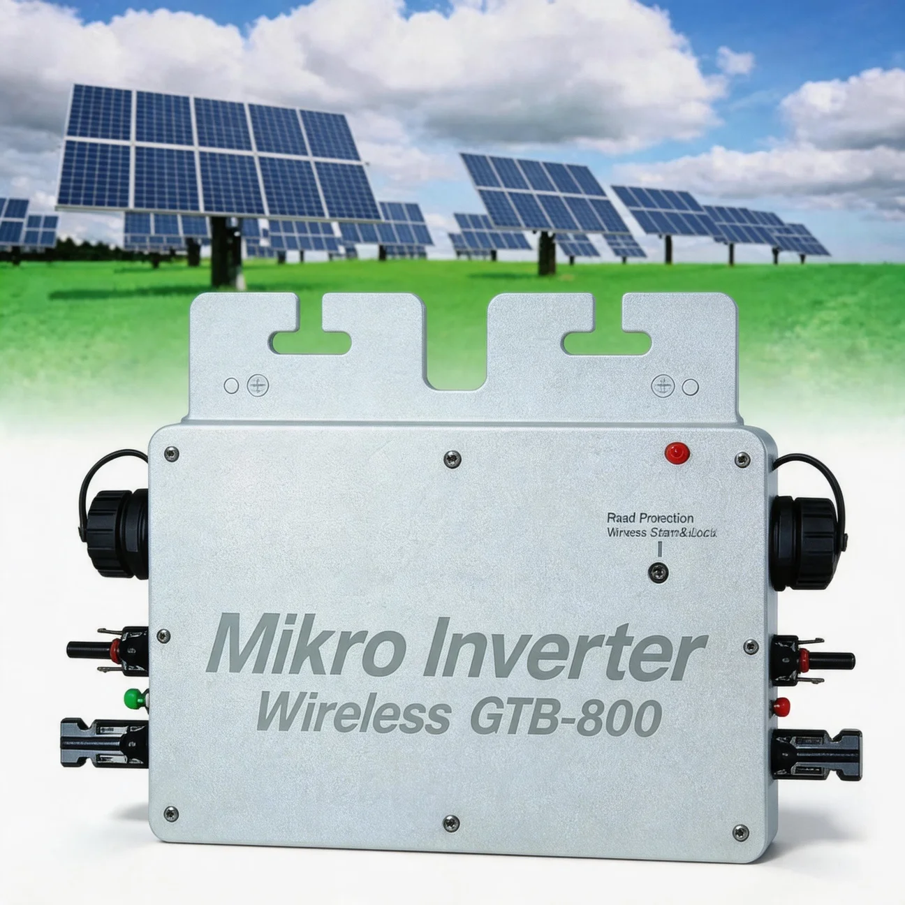 WIFI Grid-Tied Micro Inverter 800W Mobile Phone Control Solar Microinverter for Balcony Home Plug Play PV System 110V/220V