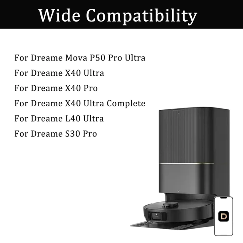 

Classy-18 шт. для Dreame Mova P50 Pro Ultra/Mova P10 Pro Ultra X40 Ultra/X40 Pro/S30 Pro Ultra/L40 Ultra, детали для пылесоса