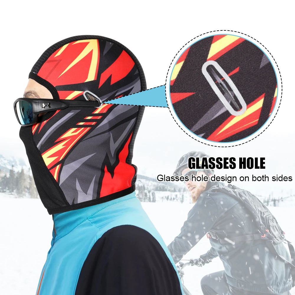 Winter Fleece Balaclava Cycling Full Face Mask Neck Warmer Hiking Skiing Helmet Liner Sports Snowboard Scarf Hood Cap Men Women