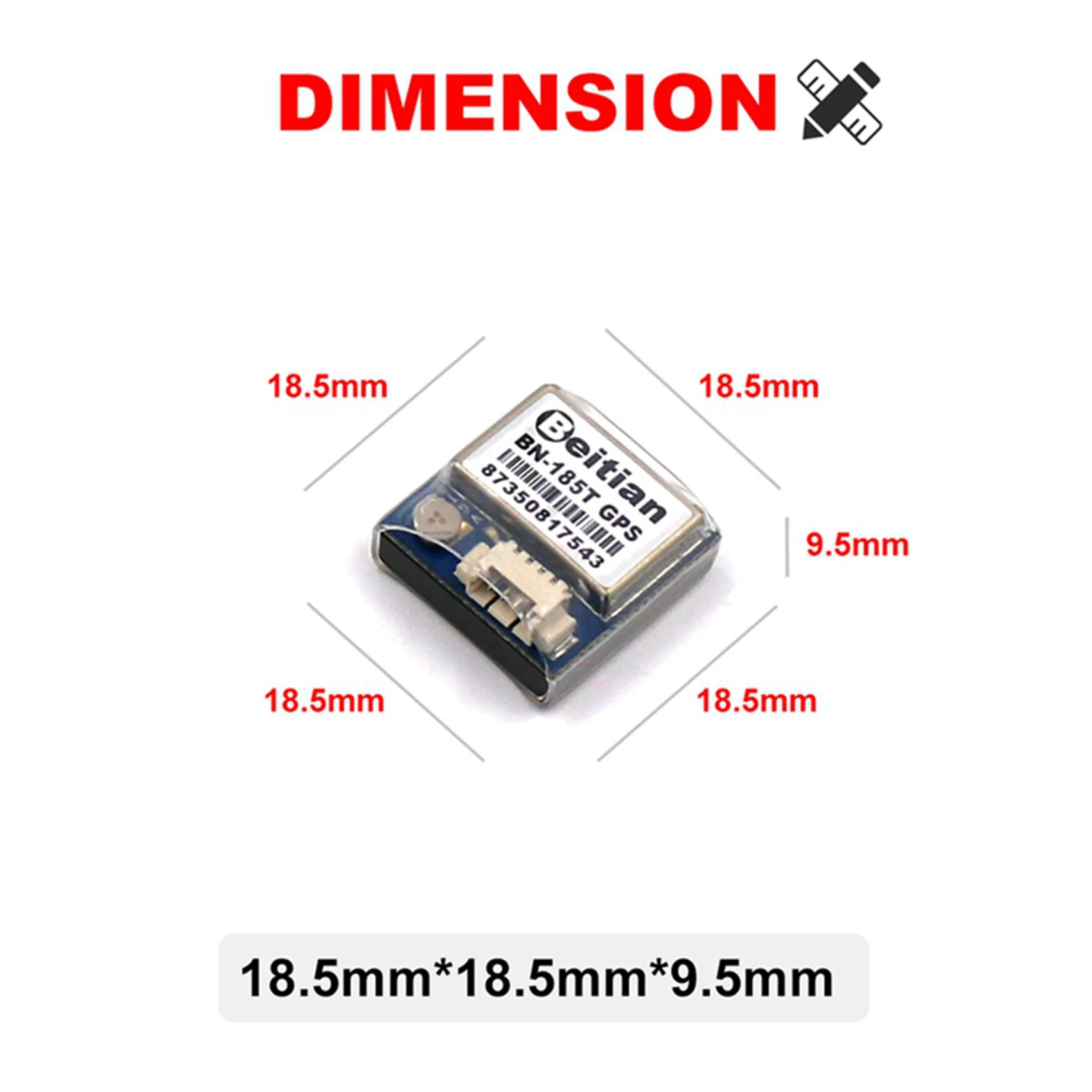 AP-BN185T GPS Module GPS+GLONASS Dual Mode 5V TTL Level Built-in