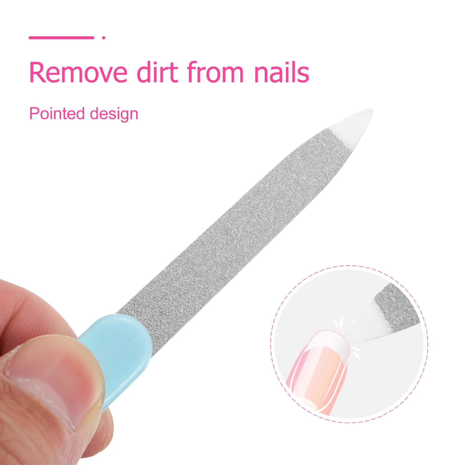 

27pcs Stainless Steel Nail Files Set Manicure Tools For Natural Artificial Acrylic Toenails Buffing Shaping Pedicure File Nail