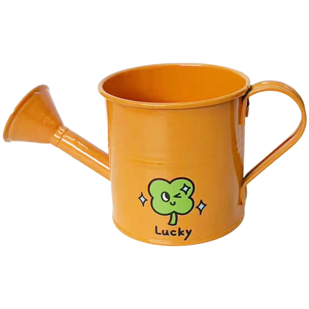 Small-Sized Iron Watering Can for Young Gardeners Featuring Smooth Edges and Even Water Distribution for Indoor and Outdoor Use
