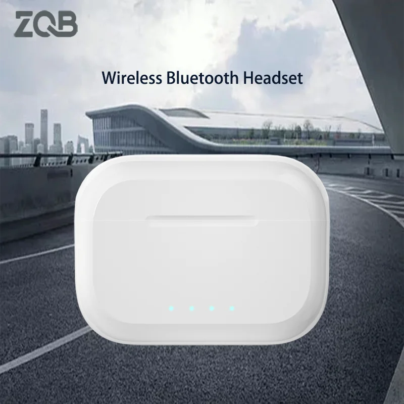 ZQB A3 TWS Earbuds Noise Cancelling  Wireless Earphones Bluetooth with Mic HD Call Waterproof True Wireless Earbuds Touch Sport