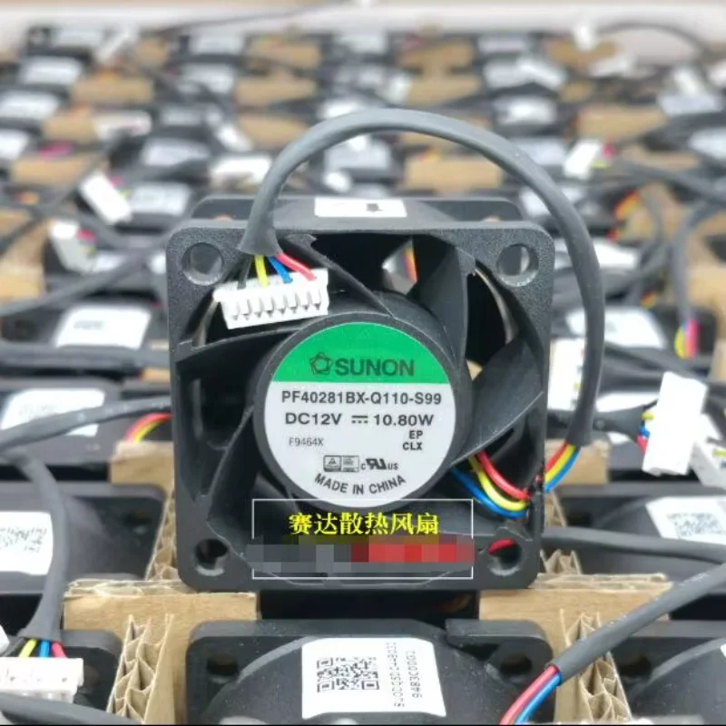 SUNON PF40281BX-Q110-S99 DC 12V 10.8W 40x40x28mm 4-Wire Server Cooling Fan