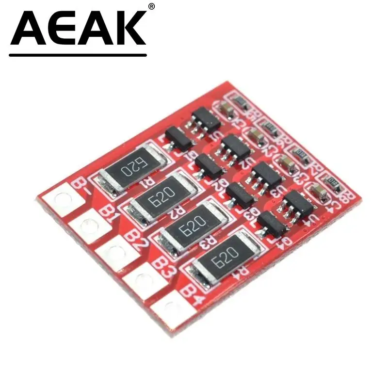 AEAK 4S BMS Protection Board with Balance for 4s cell 3.2V Lithium iron phosphate Battery