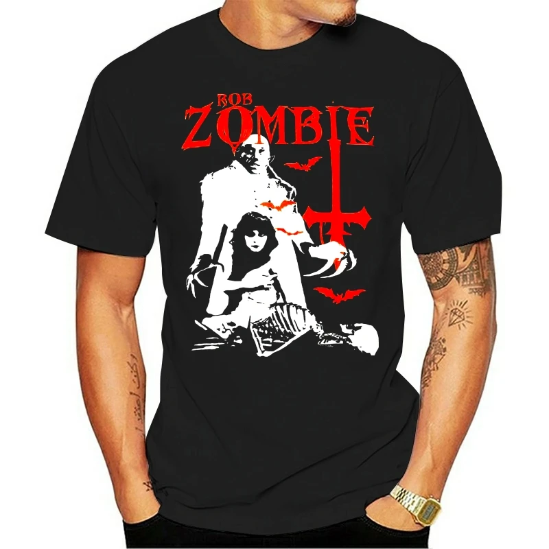 VTG редкая Футболка-робок зомби черная-лиммированный выпуск-REPRINT-usmaiс