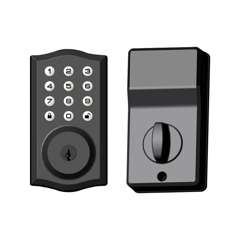 Smart Lock Voice Navigation Keyless Smart lock Single Machine Physical Button Version Key Combination Lock Safety Lock