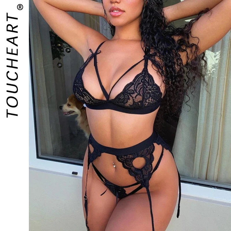 Women's Underwear Sets Sexy Set Womens Bra Very Sexy Things Transparent Clothing Erotic Sexual Woman Lingerie Femme Sexys Briefs