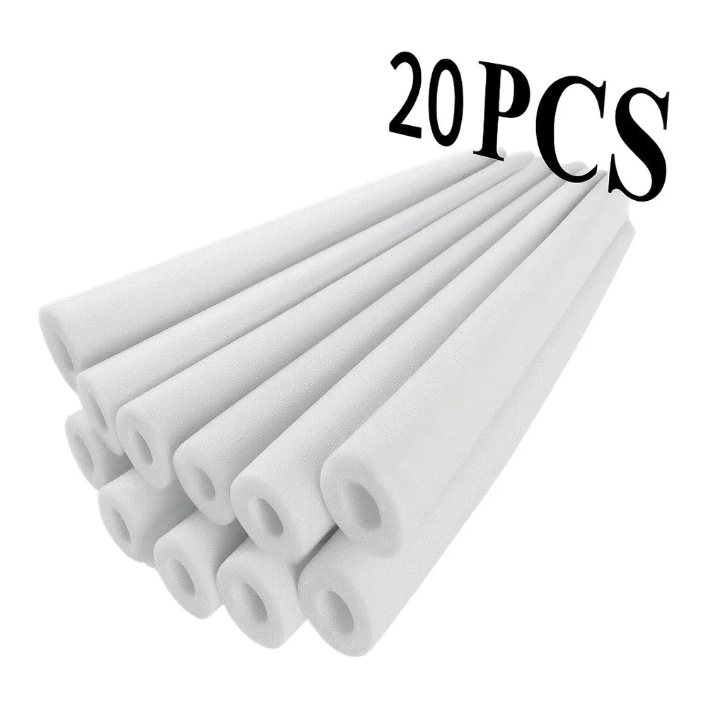 20pcs High Buoyancy Thick Pool Sponge Float Tubes Premium Foam-Sticks For Swimming Pool Party Play Handcraft DIY Supplies