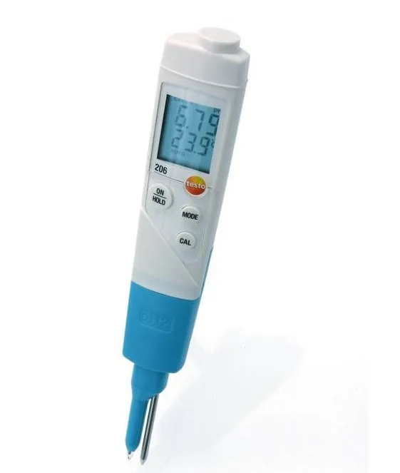 Testo 206-PH2 PH Meter Tester instrument probe head for liquids 0563 2062