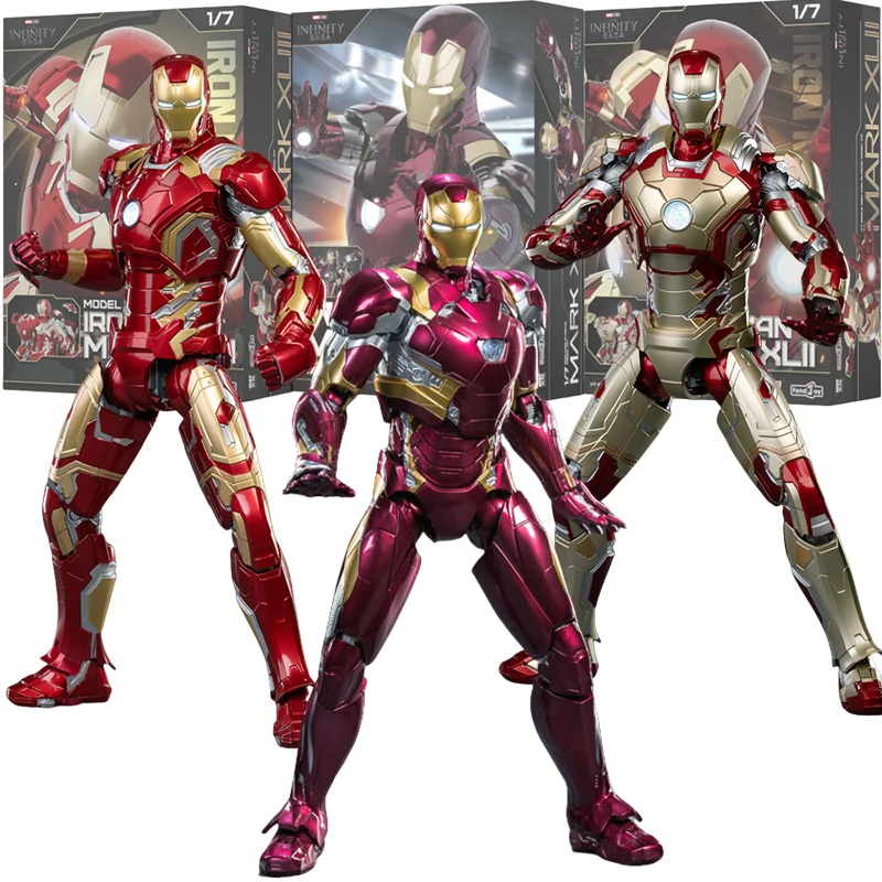 

Original FondJoy Iron Man 1/7 MK42 MK43 MK46 Tony Stark Action Figure Model Assembled Toys Desktop Decorations Birthday Gifts