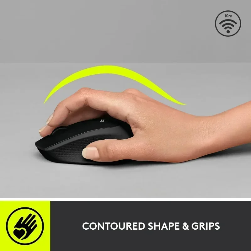 Mouse portatile muto per ufficio da gioco per computer desktop con mouse wireless Logitech M280