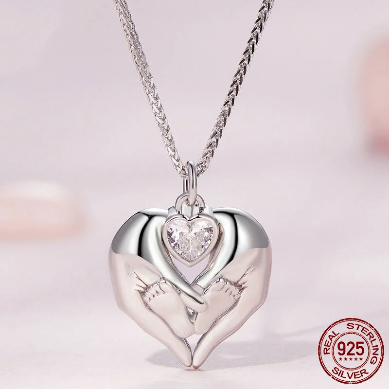 Mothers Day Gifts Collares Para Mujer 목걸이  Silver 925 Pendant Necklace For Women