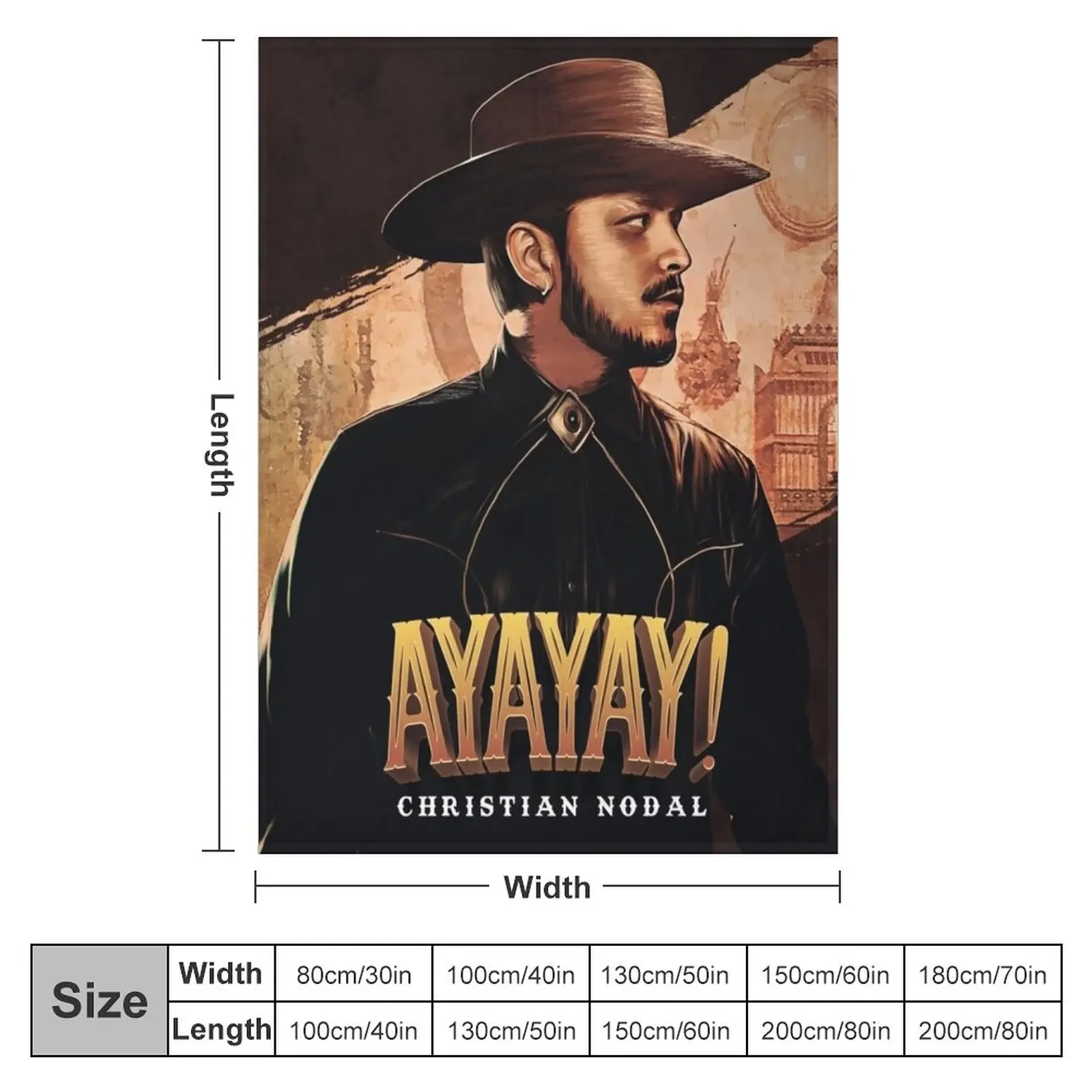 Christian Nodal Throw Blanket Thermal Blanket Polar blanket