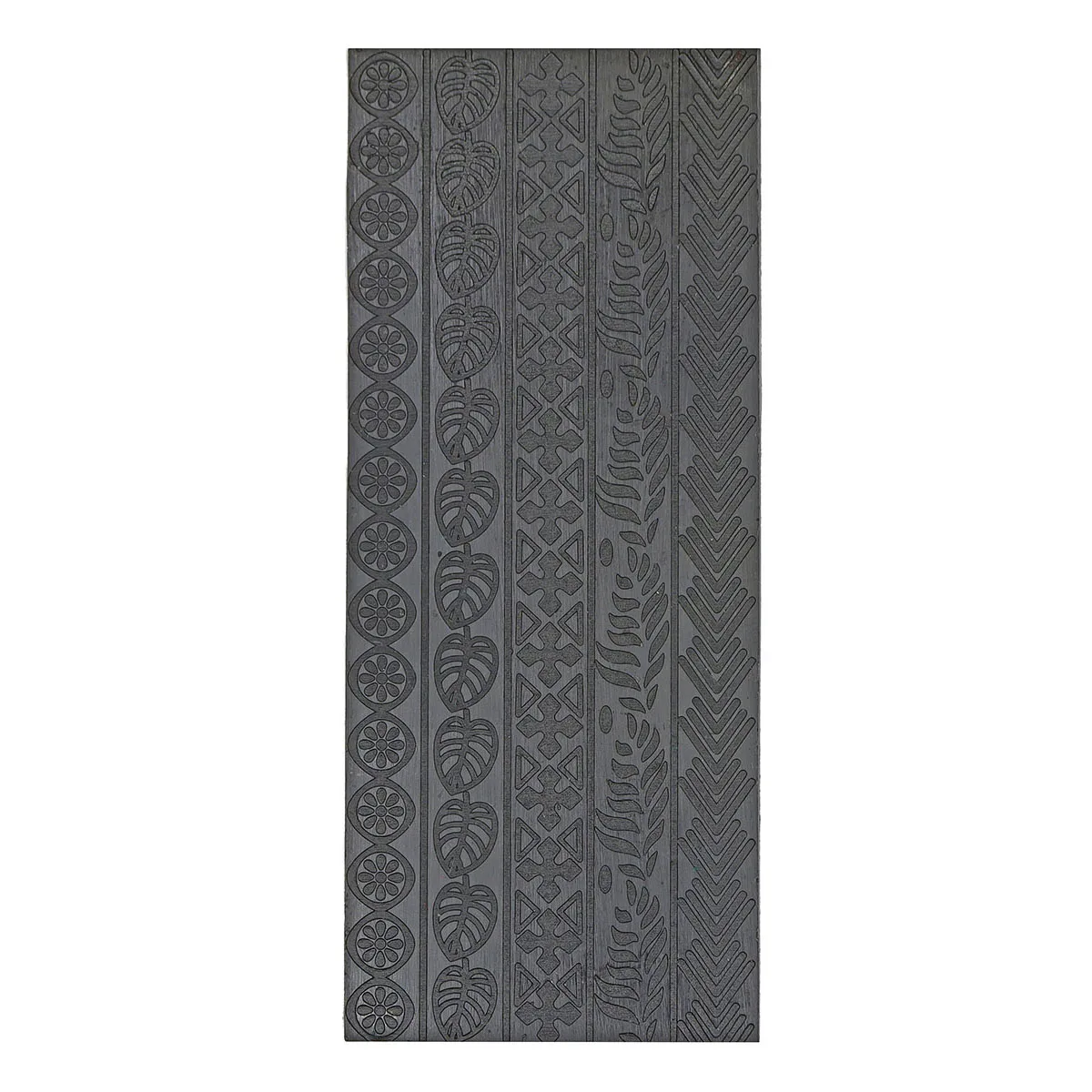 

Durston PalmCross Multi Pattern Plate 4 Palm Leaf 1 Cross Design for Spiritual & Nature Theme Jewelry Making Metal Forming Tool