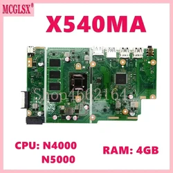 X540MA With N4000 N4100 CPU 2GB/4GB-RAM Mainboard For ASUS VivoBook X540M A540M X540MA X540MAR X540MAS X543MA Laptop Motherboard