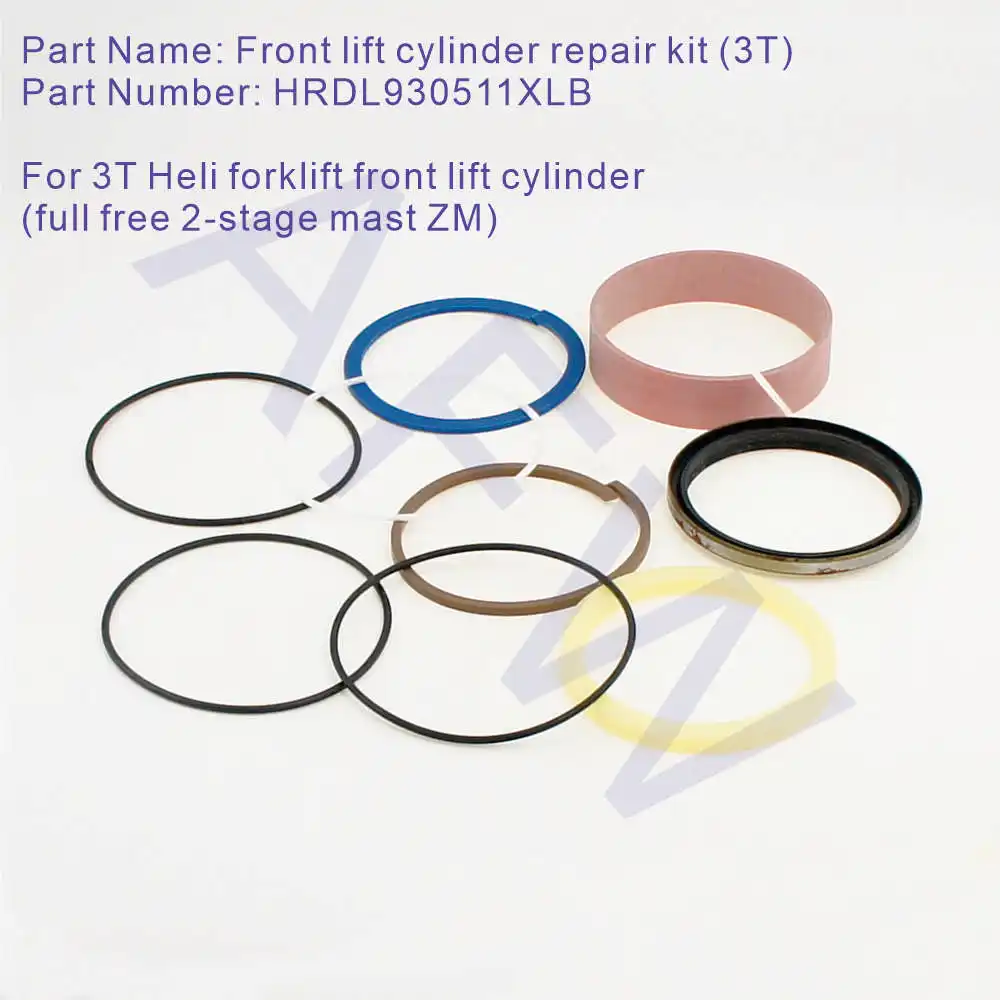 

HRDL930511XLB, Front lift cylinder repair kit, For 3T Heli forklift front lift cylinder (full free 2-stage mast ZM)