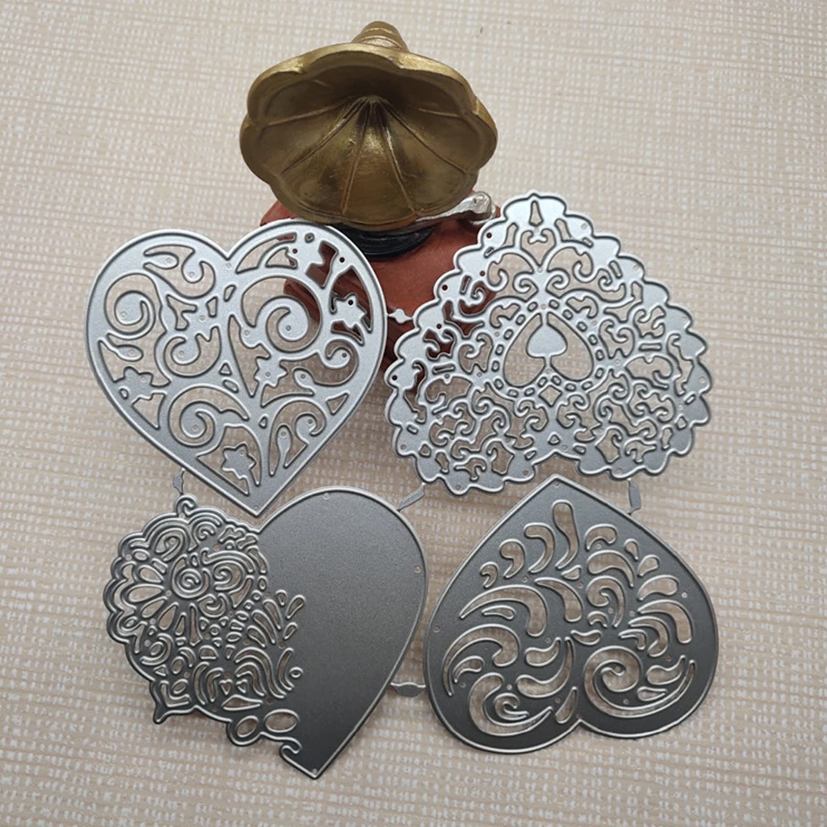 Love Bookmark Greeting Card Cutting Dies Embossing Handicrafts Mold Scrapbook Paper Craft Knife Mould Blade Punch Stencils Dies