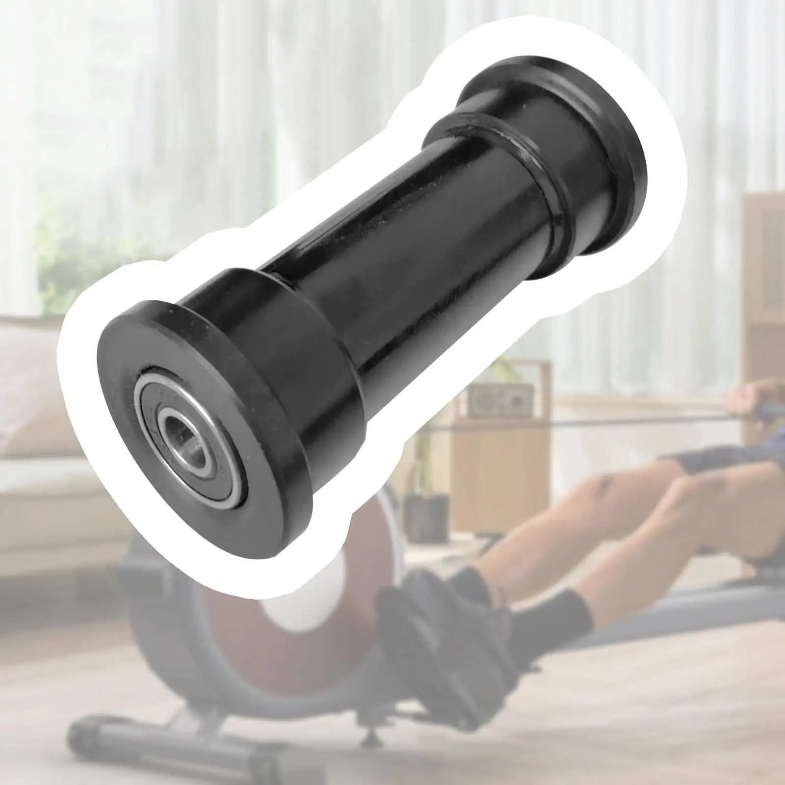 آلة التجديف تحمل محامل العجلات تدريبات البكرة في الأماكن المغلقة سهلة التركيب متعددة الاستخدامات معدات التمرين ملحقات أجزاء الصالة الرياضية #3