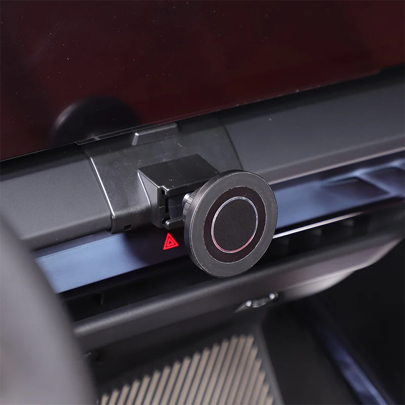 لسيارات BMW X3 G45 2025-2026 ABS حامل هاتف السيارة الأسود لتحديد المواقع والملاحة رف ملحقات السيارة الداخلية