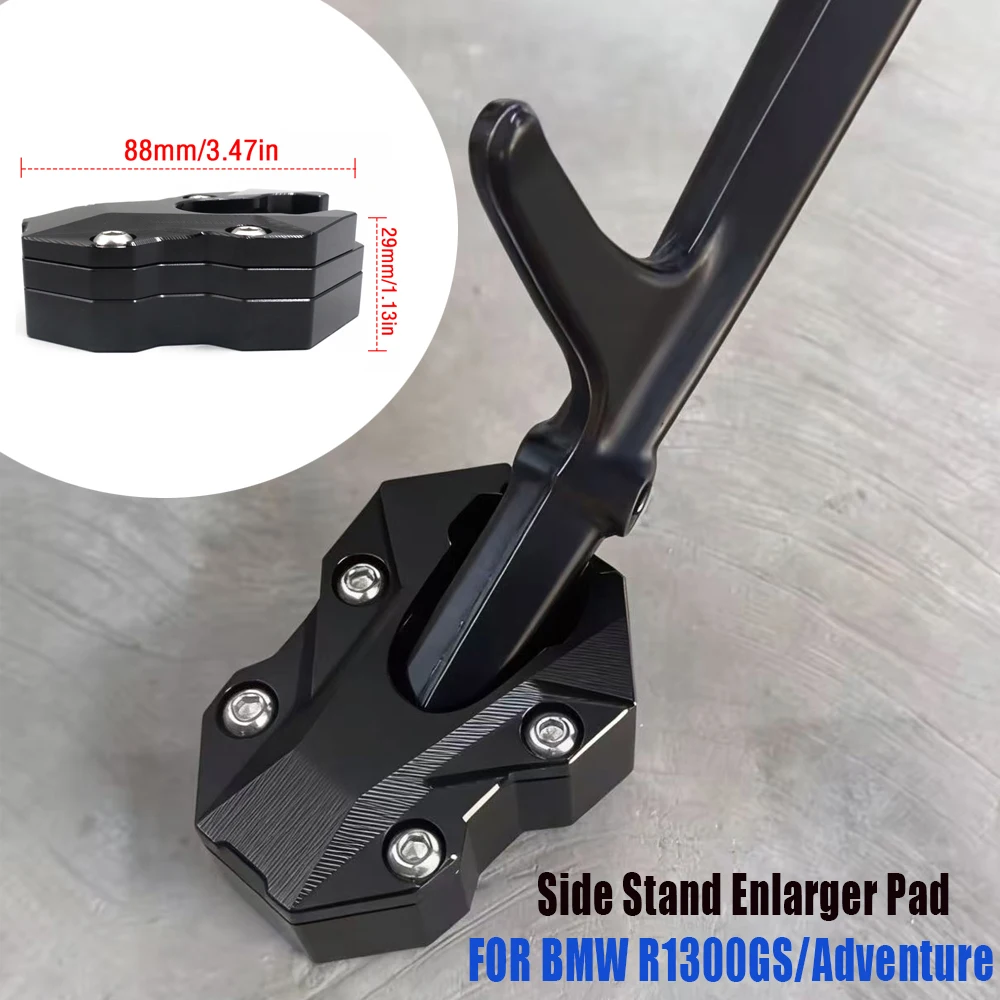 

2024-2025 R1300GS/Adventure Side Stand Enlarger Pad FOR BMW R1300GS ADV With Adaptive Height Adjustment Suspension Replacement