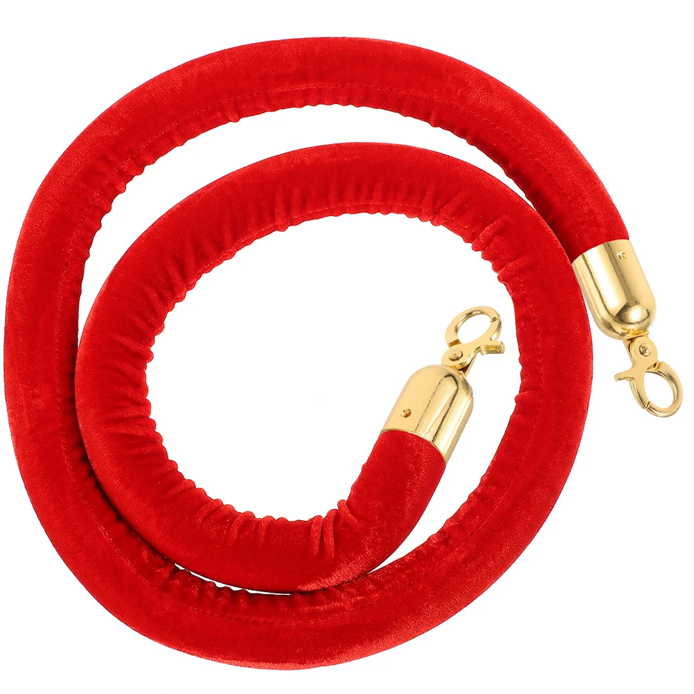 

4 Pcs Hook Railing Lanyard Cord Locks Boat Accessories Yacht with Golden Barrier End Caps