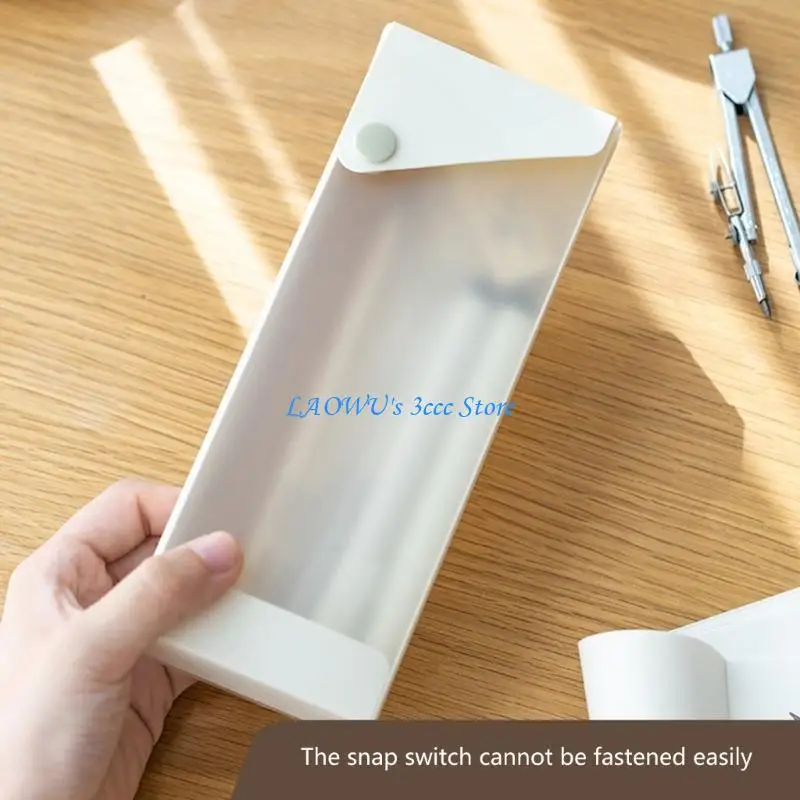 

Y8AD 2Pcs Large Capacity Pull out Pen Case Pencils Organiser Box Paintbrush Case