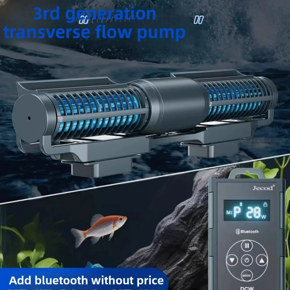 Jebao jecod nova bomba de circulação de tanque de peixes onda fazendo bomba conversor de frequência silencioso fundo soprando surf dcw bluetooth