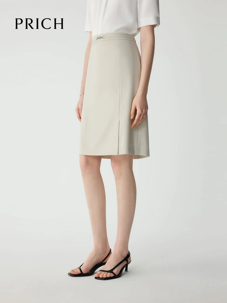 Sun Protection UPF50 Cool Casual Women's Suit Skirt Simple Design Straight Cut Daily Wear City Commute Office Friendly Polyes...
