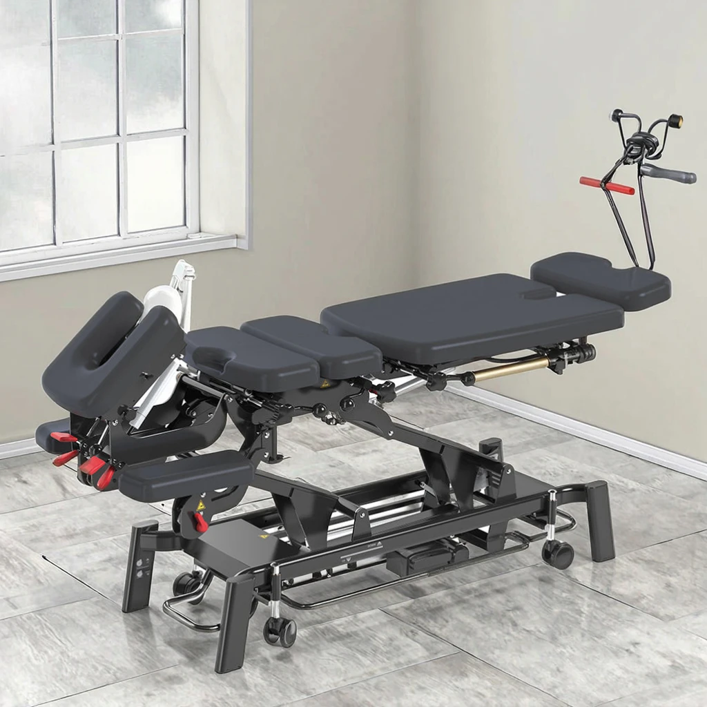 JQ-381 Multi-function Electric Chiropractic Flexion Traction Bed Physiotherapy And Osteopathy Table