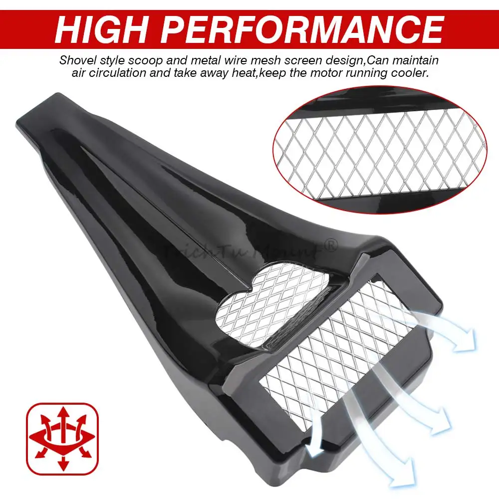 غطاء المبرد السفلي للدراجة النارية للذقن الأمامي لملحقات Harley Road King Electra Street Road Glide 1997-2013