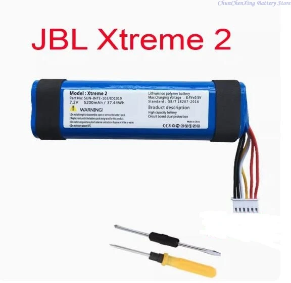 Batteria altoparlante compatibile ALLCCX per JBL Xtreme 1/2/3, strumento Boombox 1/2/3 +