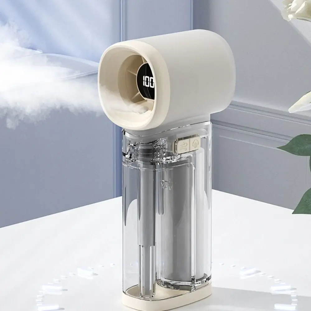 

Portable Cooling Spray Fan Durable Lightweight Handheld Misting Fan Low Noise Water Cooling Mini Cooling Fans
