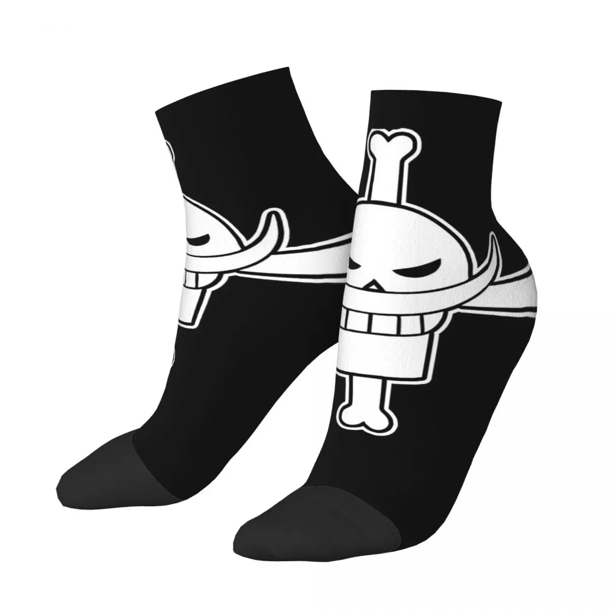 One Piece Whitebeard Flag And Collection Socks Harajuku Sweat Absorbing Stockings All Season Socks Accessories for Unisex Gifts