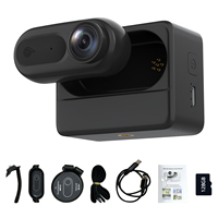 2K Mini Camera 360°Rotatable Wifi Body Sports Anti-Shake Waterproof Case Camera For Helmet Traveling Bike Driver Recorder